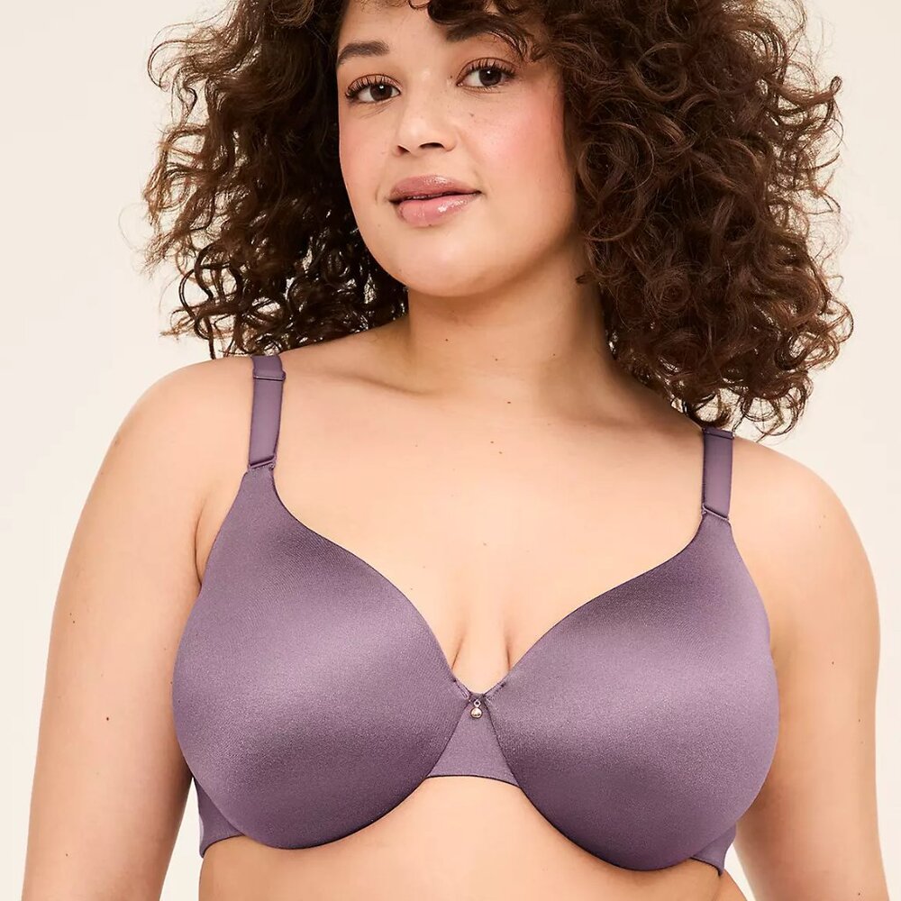 Cacique Arctic Dusk Invisible Backsmoother Lightly Lined Full Coverage Bra 42DDD